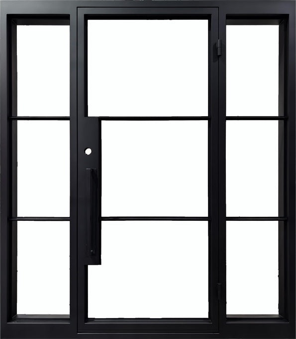 French iron door Design Square Top With kickplate Model # IWD 1115