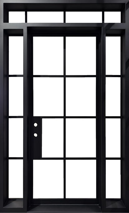 French iron door Design Square Top With kickplate Model # IWD 1116