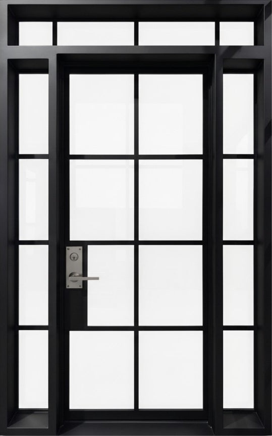 French iron door Design Square Top With kickplate Model # IWD1116