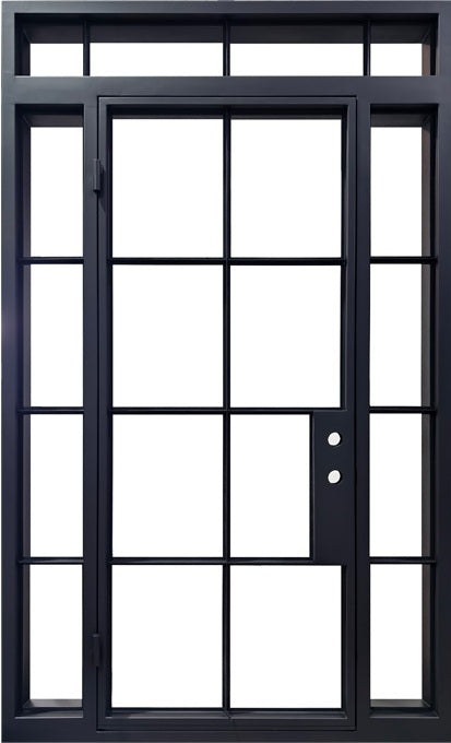 French iron door Design Square Top With kickplate Model # IWD 1116
