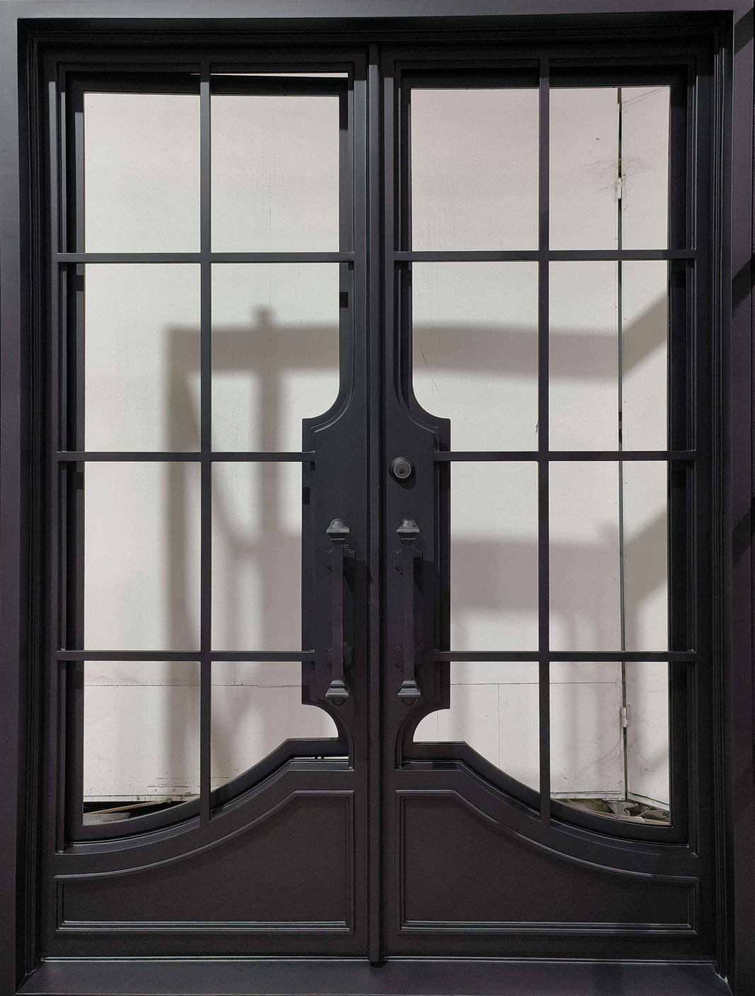 French Steel Swing Front Door | Modern Design | Clear Glass Operating Windows | Model # IWD 895-Taimco