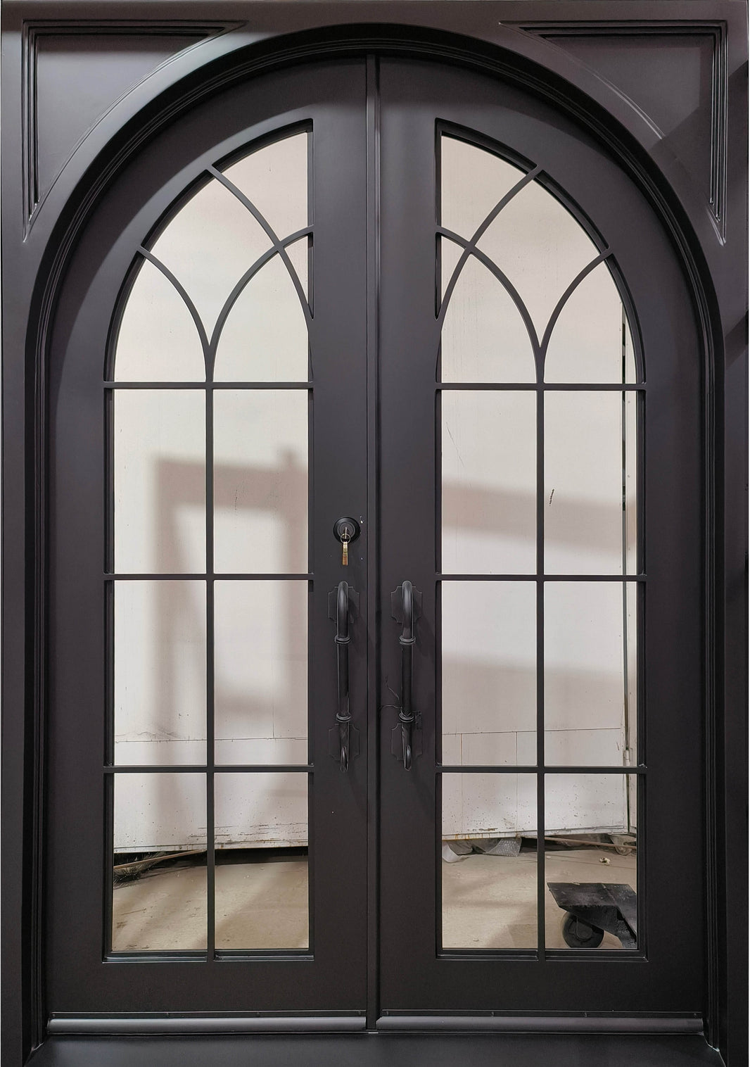 French Style Iron Door | Square Top With kickplate | Model # IWD 1053