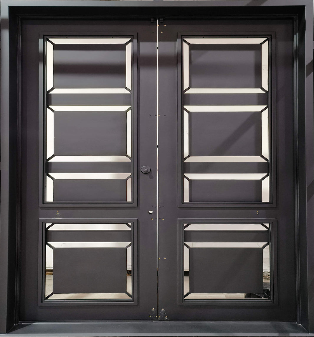Rectangular Box Design Iron Door | Square Top With kickplate | Model # IWD 1080