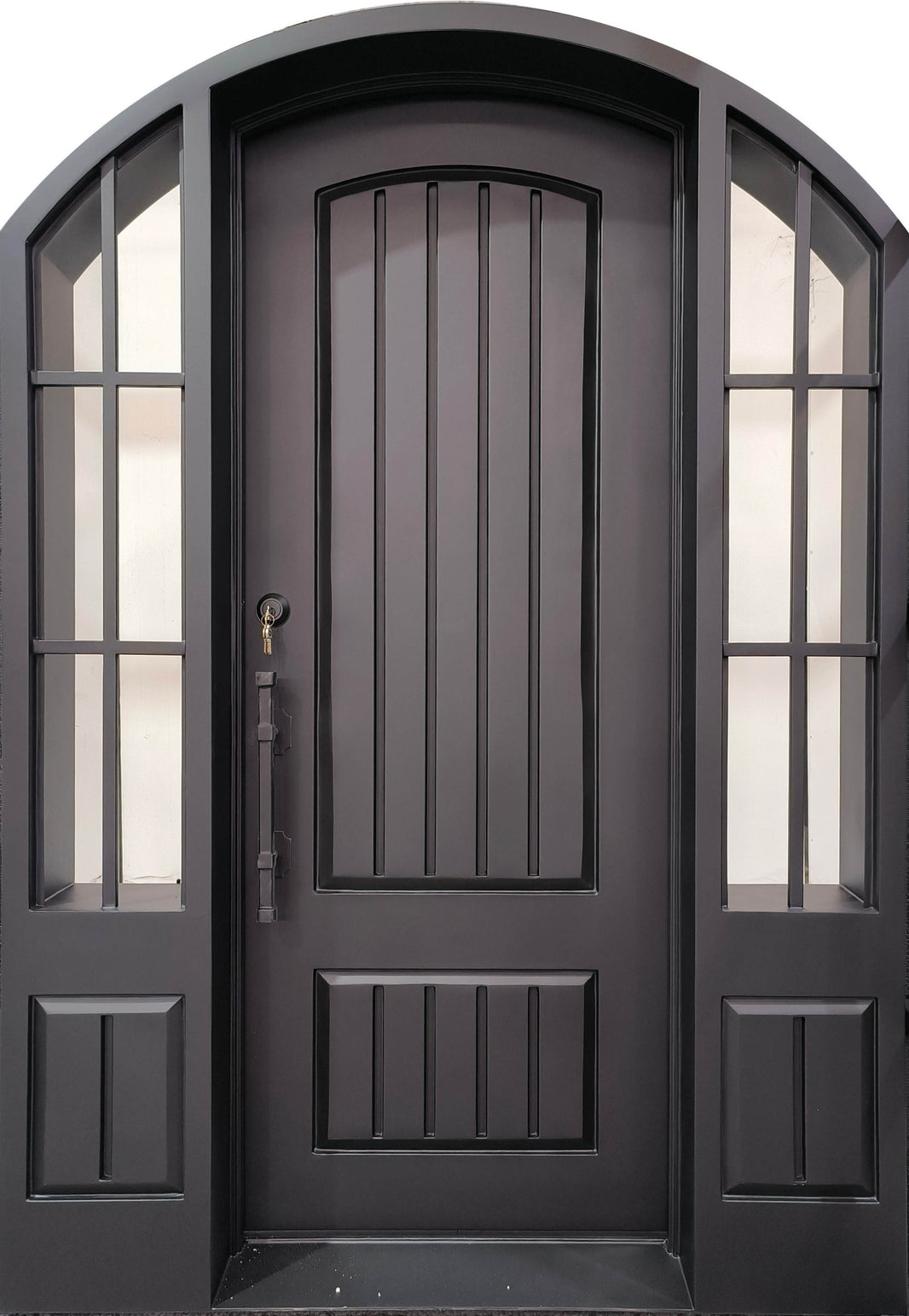 Modern Style Iron Door | Square Top | Model # IWD 1082