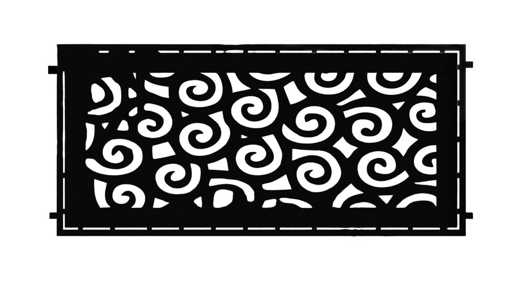 Custom Plasma Cut Fence Panel - High Quality Steel Construction Model # LFP940