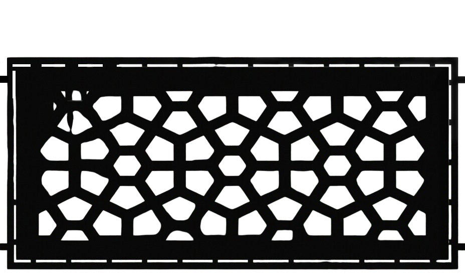 Custom Plasma Cut Fence Panel - High Quality Steel Construction Model # LFP942