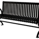 Metal Bench Aluminum Frame Cast & Steel Slat Seating | Model MB198-Taimco