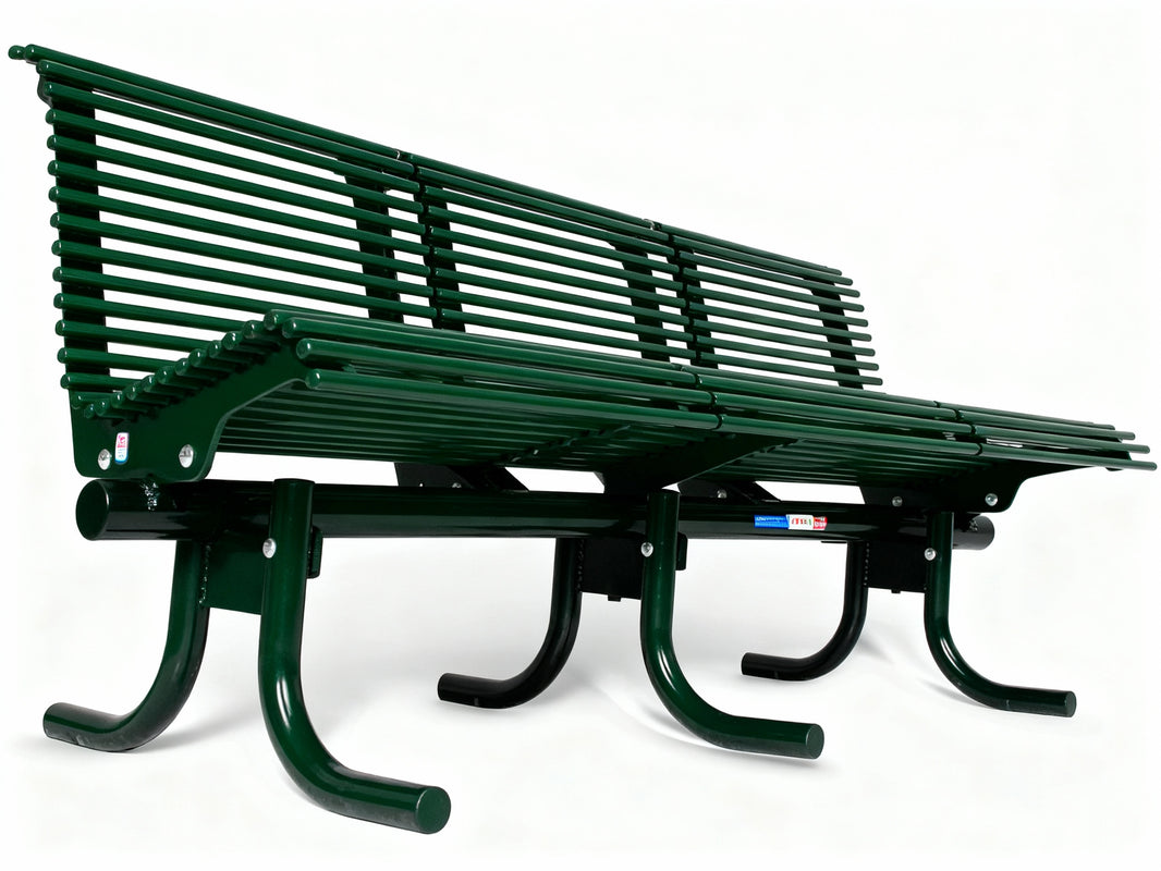 Arcadia Bench Steel Top and Back Steel Slat | Model MB211