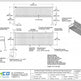 Technical dimension drawing of a bench with front and side views, measurements, notes, and a small rendered side-view illustration on a white background. The brand name TRAMCO is visible at the bottom.