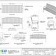 Technical specification sheet and dimension diagram for a Trimco All-Steel Outdoor Park Bench with Arched Back & Curved Arms, showing top plan, side elevation, front elevation, and detail views with measurements on a white background.