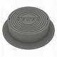 A gray iron round manhole cover with the SEWER brand logo in the center.