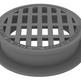 Round Manhole Grate and Frame Gray Iron Model # MH155