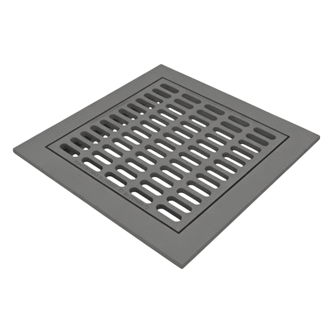 Catch Basin Square Manhole Cover and Frame Gray Iron Model # MH175