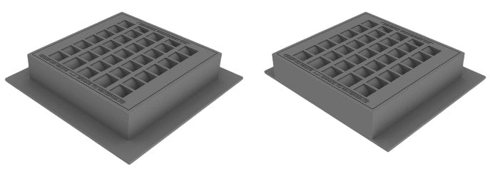 Mh181 Catch Basin Manhole Cover and Frame Gray Iron Model # MH181