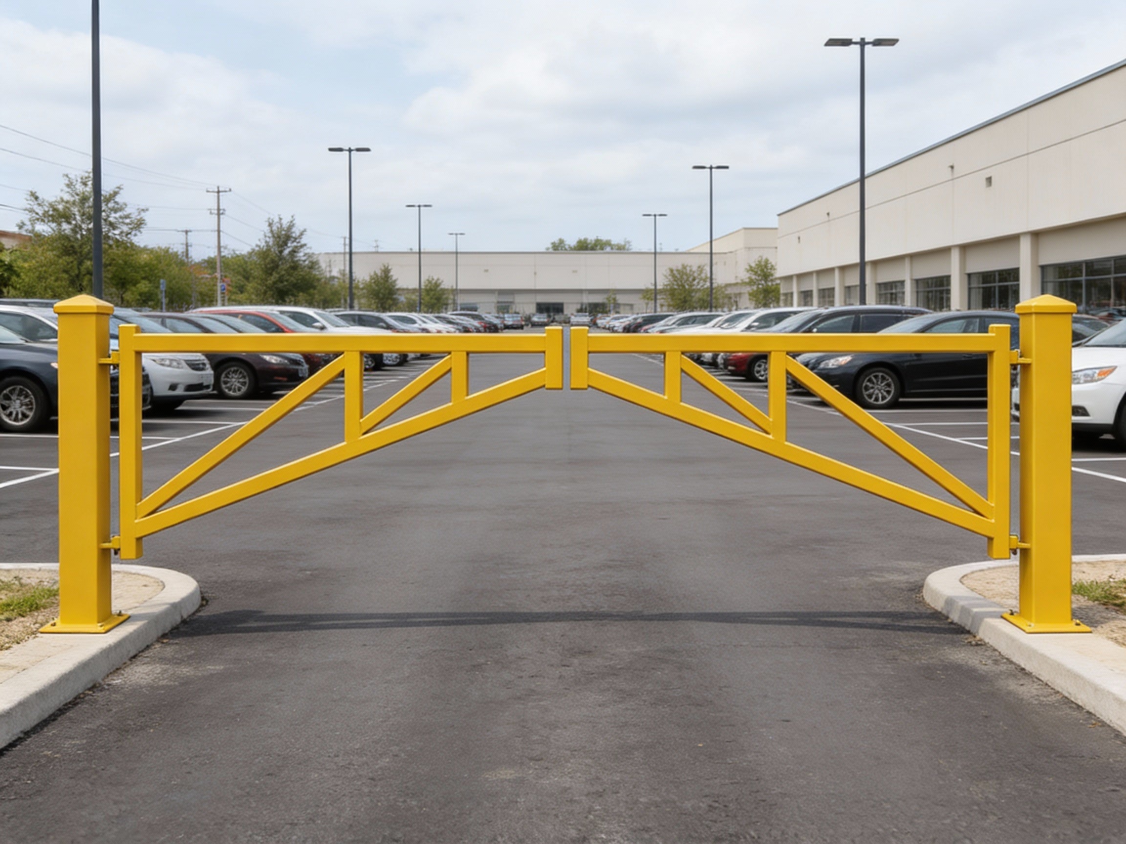 Manual Swing Z-Series Tubular Steel Double and Single Barrier Gate | M