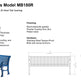 Metal Bench Aluminum Frame Cast & Steel Slat Seating | Model MB180-Taimco
