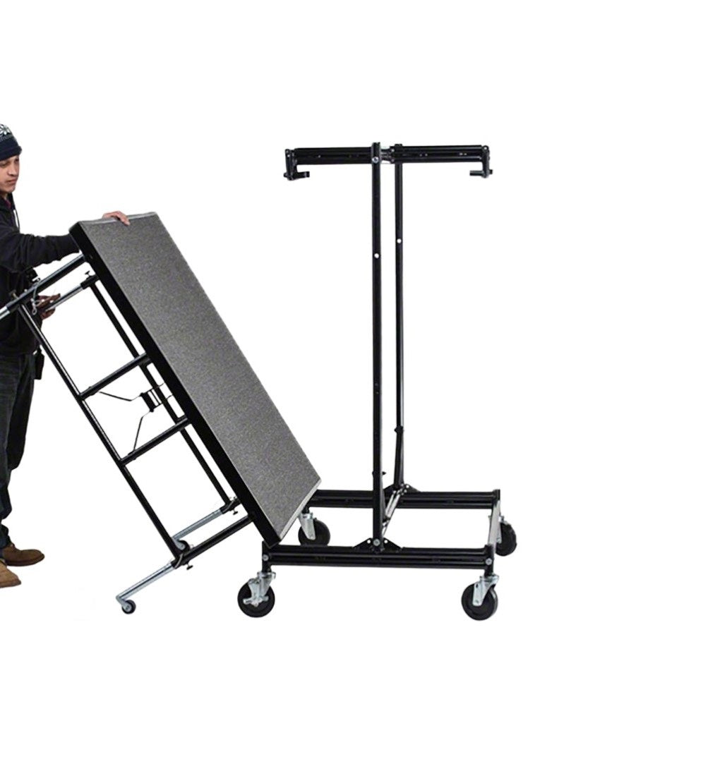School Stage Platform 8' x 8' Feet Portable Adjustable Height 16