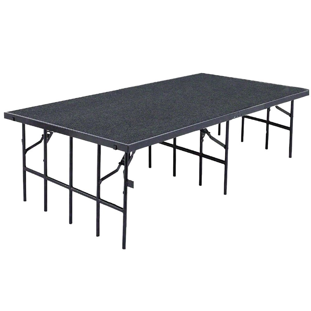 School Stage Platform 4' x 8' Feet Portable Fixed Height Model NPSHBSTT48