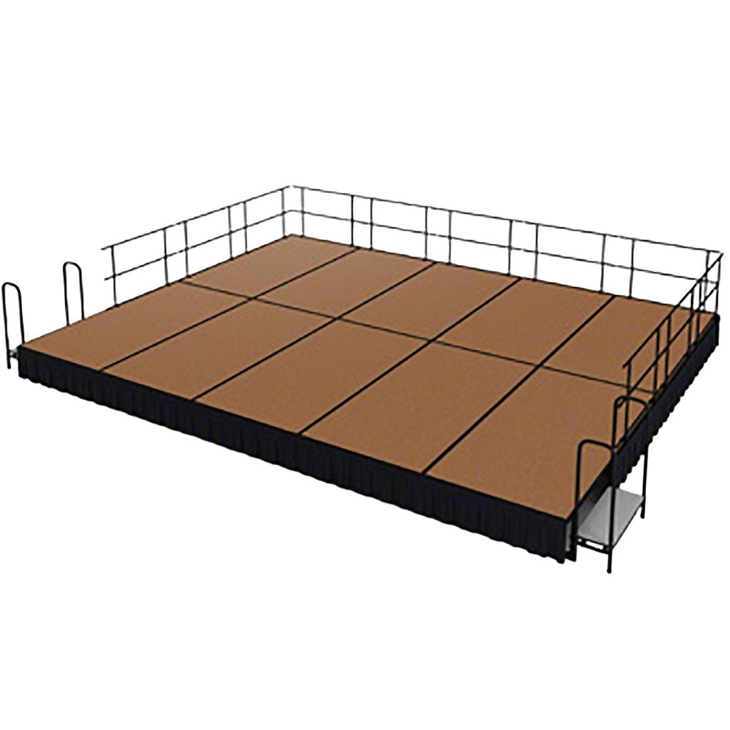 School Stage Platform 16' x 20' Feet Portable 16" Height Model NPSPSKCH162016