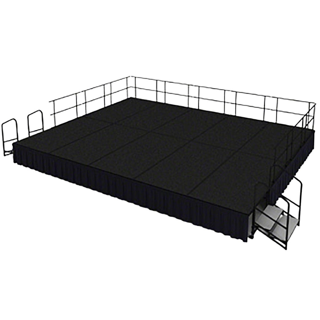 School Stage Platform 16' x 20' Feet Portable 24" Height Model NPSPSKCH162024