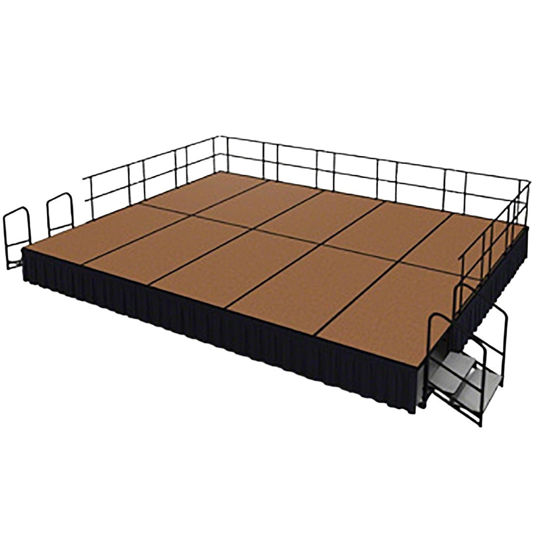 School Stage Platform 16' x 20' Feet Portable 24" Height Model NPSPSKCH162024