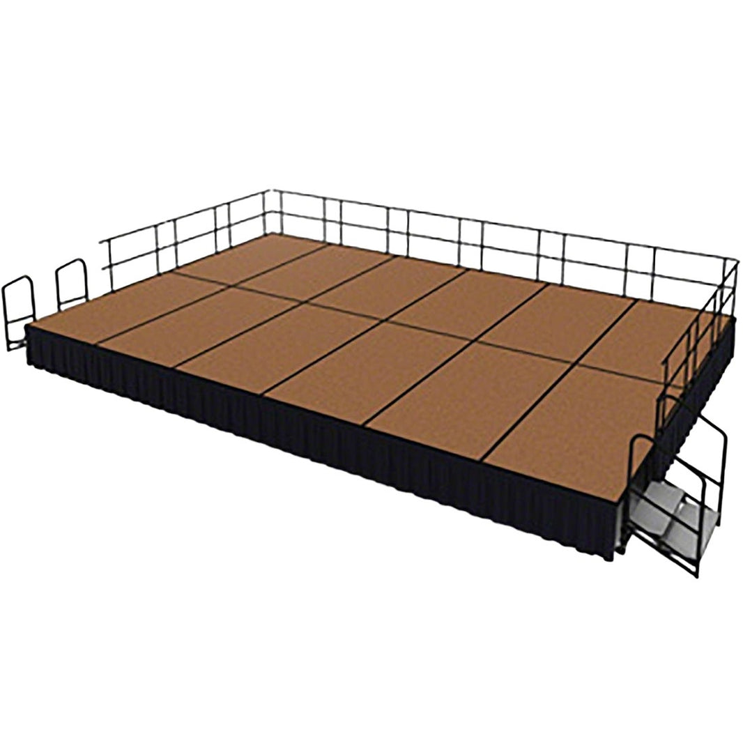 School Stage Platform 16' x 24' Feet Portable 24" Height Model NPSPSKCH162424