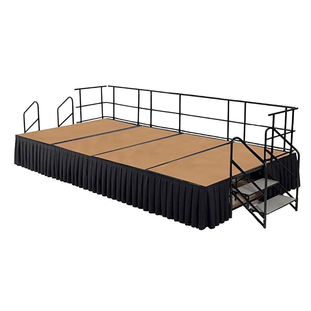 School Stage Platform 8' x 16' Feet Portable 24" Height Model NPSPSKCH816