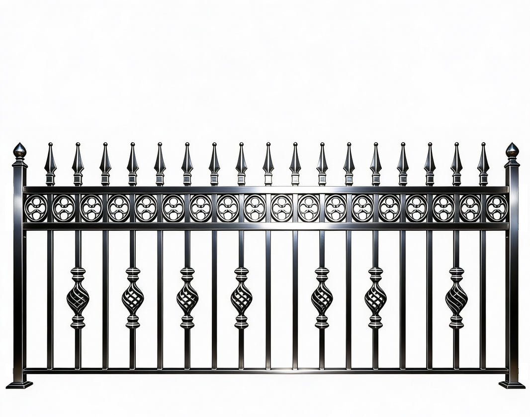 Ornamental Fence Panel - Wrought Iron Fence Model # OFP922