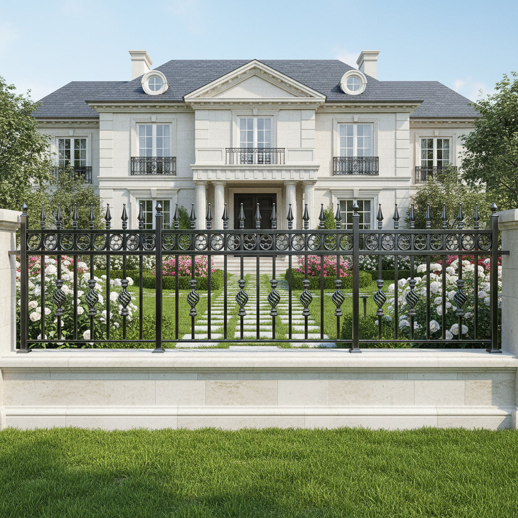 Ornamental Fence Panel - Wrought Iron Fence Model # OFP922