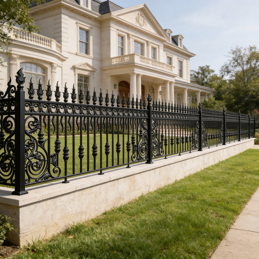 Ornamental Fence Panel - Wrought Iron Fence  Model # OFP924