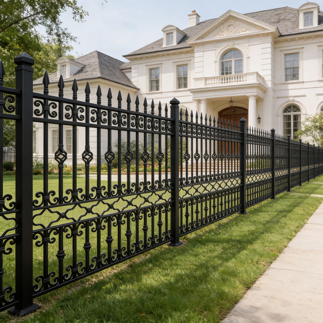 Ornamental Fence Panel - Wrought Iron Fence Model # OFP926