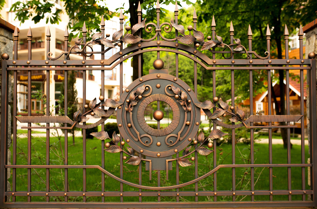 Bronze Crestline – Ornamental decorative Steel Fence Panels Model # OFP936