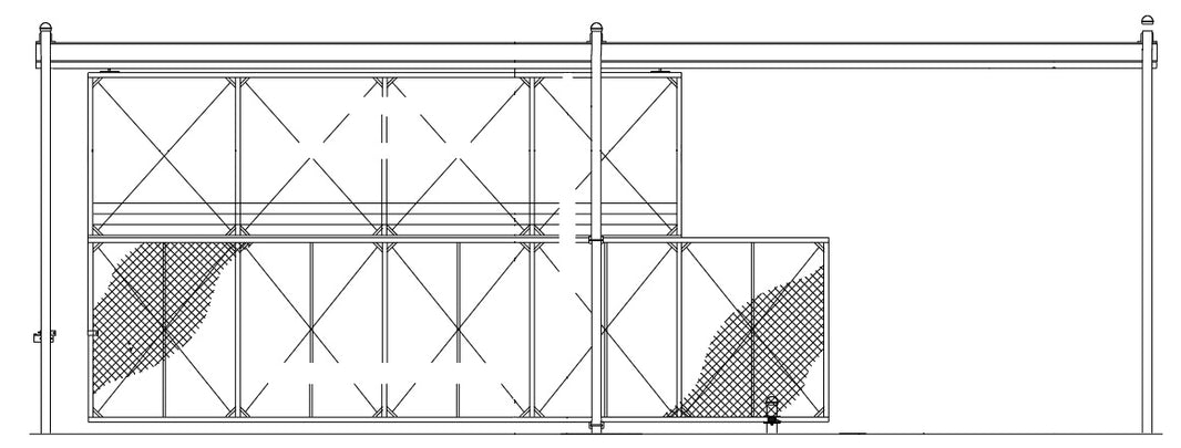 Castle Heavy Duty Overhead Slide Gate (Manual Operation) - Chain Link Model OSGMOCL755