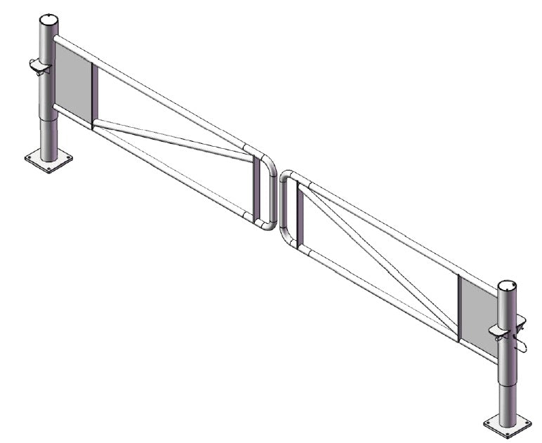 Parks P-Gates - Premium Security and Access 10 Feet Double and Single | Model # PG3367