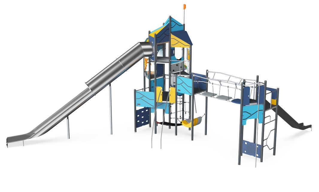 Sky Soar Summit Tower Playground Equipment | Model # PG4341