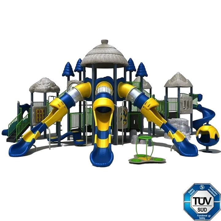 Tree House Children Outdoor Playground Equipment and Slides | Model # PG4372
