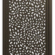Heavy duty 3 mm steel privacy screen with floral geometric artwork