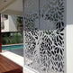 Custom tree design metal screen for residential and commercial projects