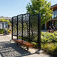 Architectural laser cut tree design metal divider made in Canada