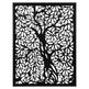 Decorative tree design metal privacy screen manufactured from Canadian steel