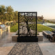 Custom tree design metal screen for residential and commercial projects