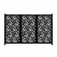 Luxury decorative steel privacy panel for patios and landscape projects