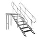 Heavy Duty Stage Foldable Stair With Guardrail STA374-Taimco