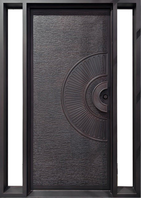 Handcrafted Steel Door | Steel Frame  | Model # S3DC 1091