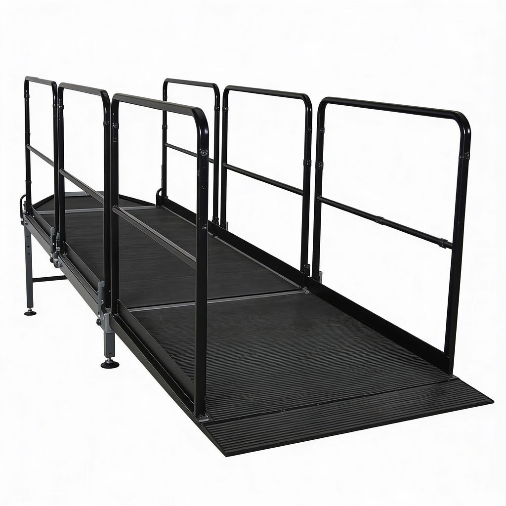 3m Ramp With Rails Equipment Ramp with Hand Rail 12
