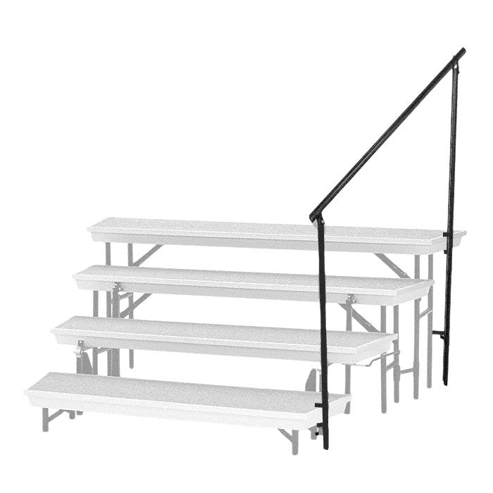 Side Guard Rail for 4 Tiers Standing Risers System - Model SR4