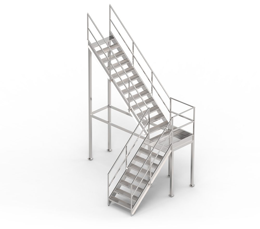 Custom Metal Stairs SL1494