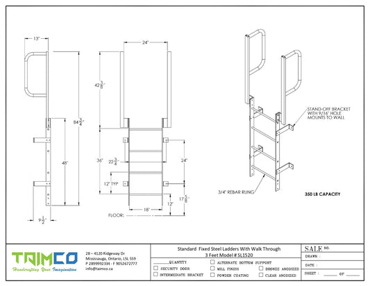 Steel Access Ladders
