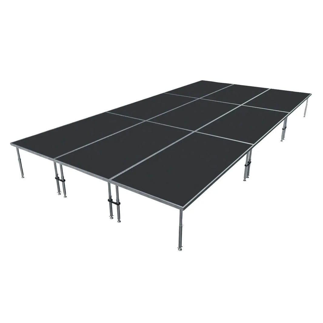 Stage Platform 12X24 Feet Portable and Height Adjustable Model STA35412X24