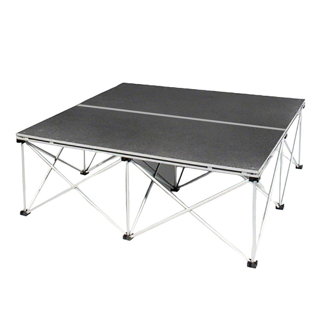 Lightweight Z Base Folding Portable Stage 4' x 4' and Height Adjustable Model STA360Z4X4F